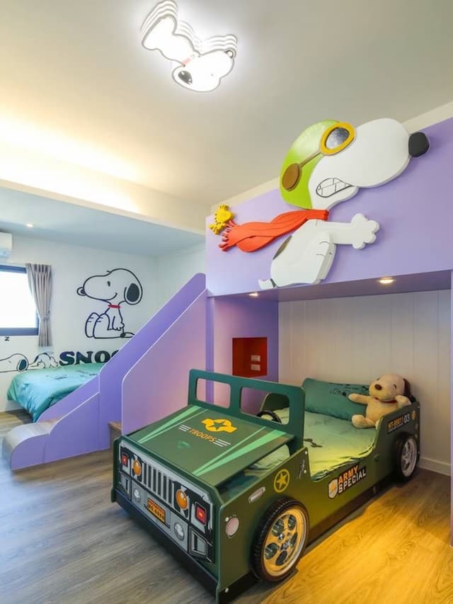 Wujie Childlike B&B-Quad Room-Snoopy-4