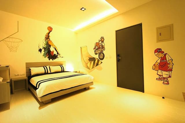 樂宿保安｜緊鄰海安路商圈、舒適浴缸房-經濟雙人房 (樓層位置1F)-5