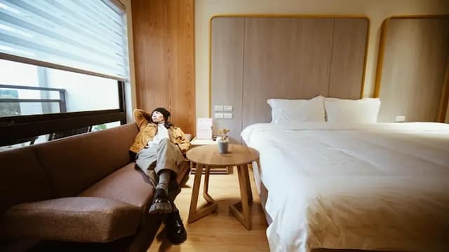 墨客好宿 - 金門縣民宿645號-M2-King-sized double bed-with balcony and bathtub-1