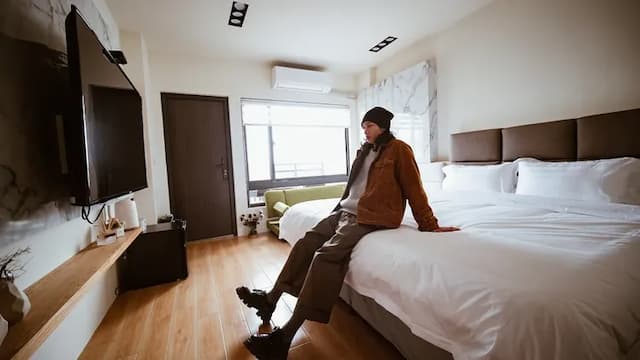 墨客好宿 - 金門縣民宿645號-M3-King-sized double bed-with balcony and bathtub-2