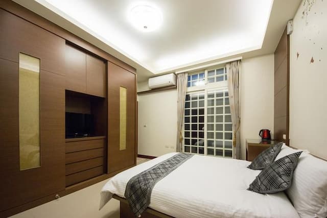 山水綻民宿 | 12人宜蘭Villa包棟 |BBQ烤肉&自行車使用 | 合法旅宿編號  宜蘭民宿1027-包棟12人 | 雙人房*4,四人房*1-6