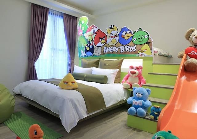 夏初民宿｜網友激推高評價旅宿-親子溜滑梯四人房-5