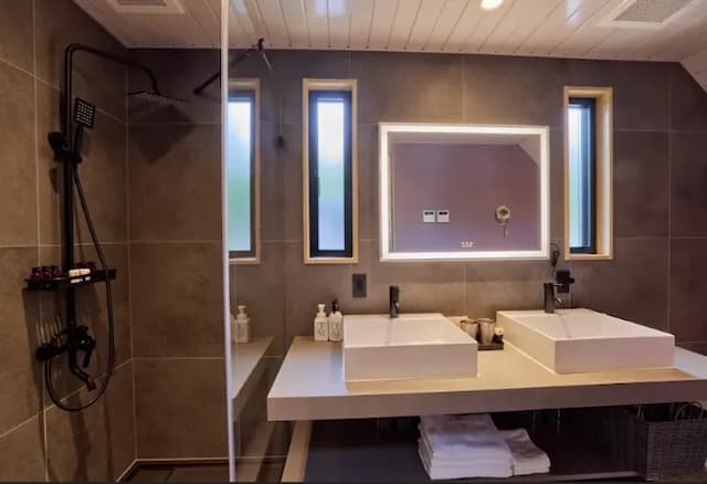 幹濕分離淋浴室