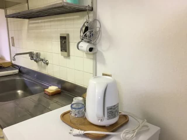 電気ポット、ドライヤーあります