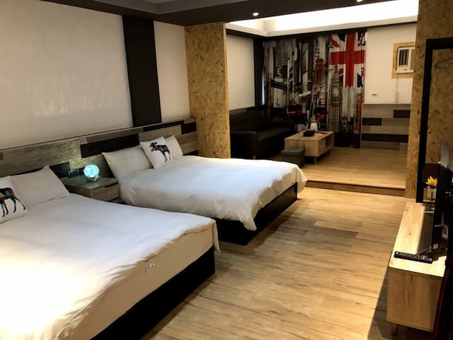 菲斯佩旅居民宿-豪華四人房-4