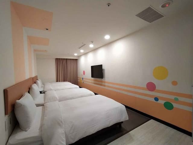 호텔-j 타오위안관 (Hotel-j Taoyuan)-Elegant family room-4
