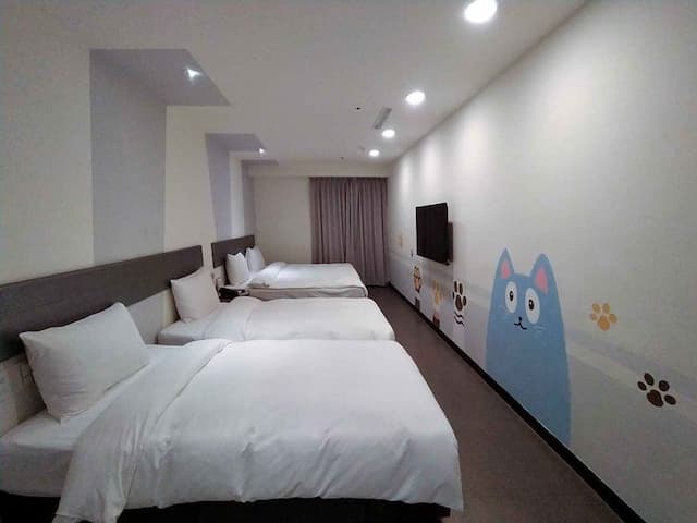 호텔-j 타오위안관 (Hotel-j Taoyuan)-Elegant family room-2