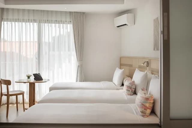 烏華欣飯店 (U Hua Hin)-三人家庭連通房 (含早餐) 積極型退訂政策 (Triple Family Connecting (Room with breakfast)) Positive cancellation policy-3