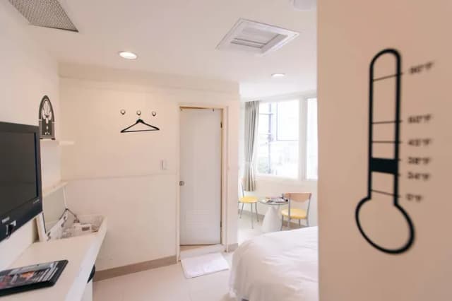 奇異果快捷旅店-中正店｜ 近柳川水岸步道、中華路夜市-簡約雙人房-3