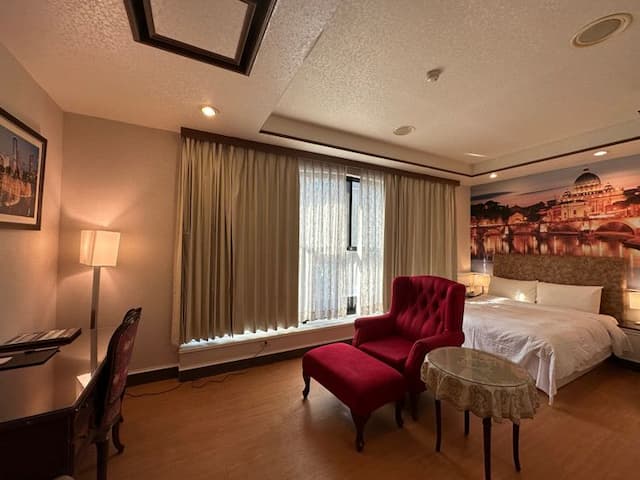 高雄文賓大飯店-駁二館-豪華雙人房｜標準一大床-4