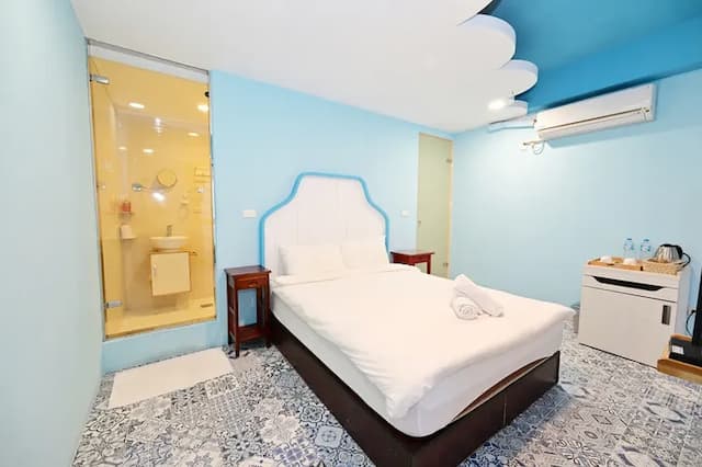 波斯卡朵親子城堡渡假民宿-豪華海景雙人房--附浴缸-6