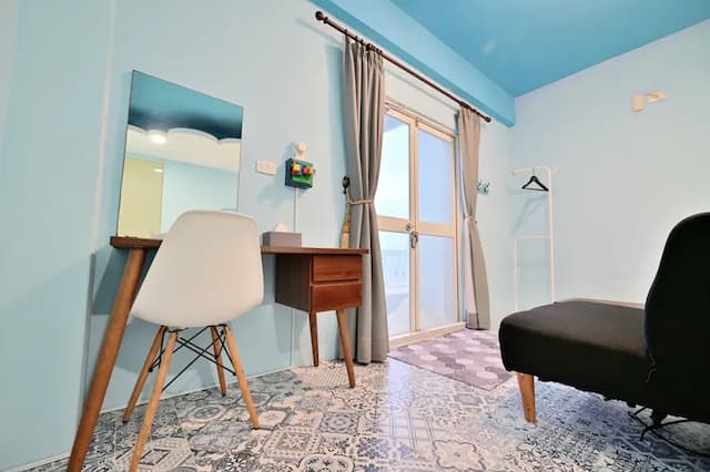 波斯卡朵親子城堡渡假民宿-豪華海景雙人房--附浴缸-9