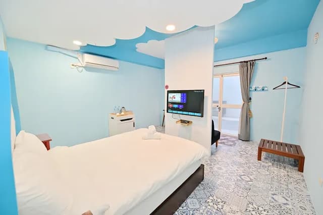 波斯卡朵親子城堡渡假民宿-豪華海景雙人房--附浴缸-7