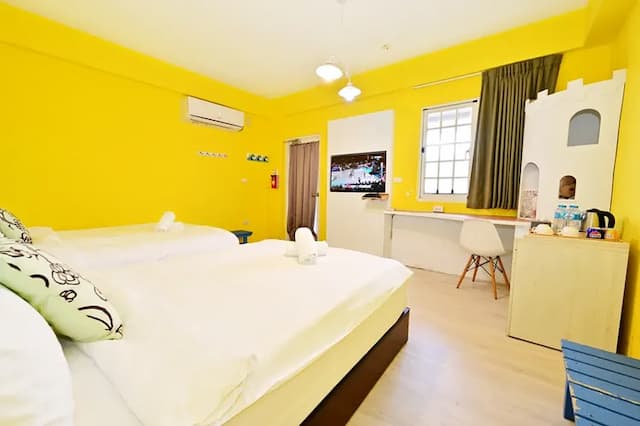 波斯卡朵親子城堡渡假民宿-舒適四人房-6