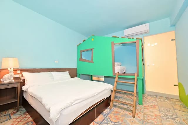 波斯卡朵親子城堡渡假民宿-豪華海景三人房-附浴缸-3