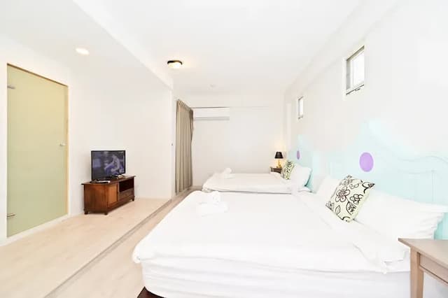 波斯卡朵親子城堡渡假民宿-豪華海景六人房-附浴缸-3