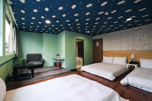 首府旅館｜緊鄰府中、板橋站-家庭小型套房-4