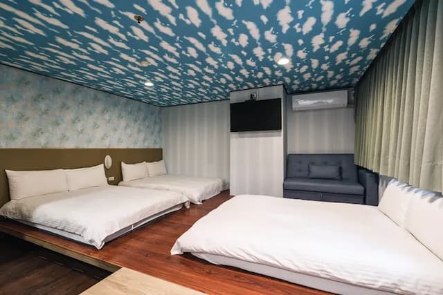 首府旅館｜緊鄰府中、板橋站-家庭小型套房-5