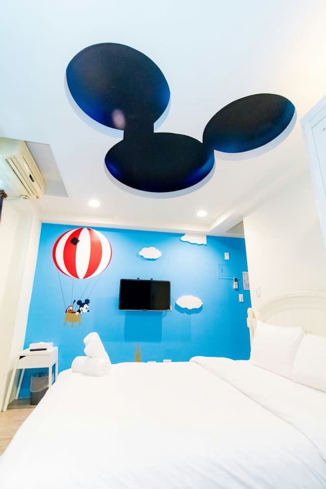 Feng Chia. Music Mu Lè mù-Deluxe double room-1