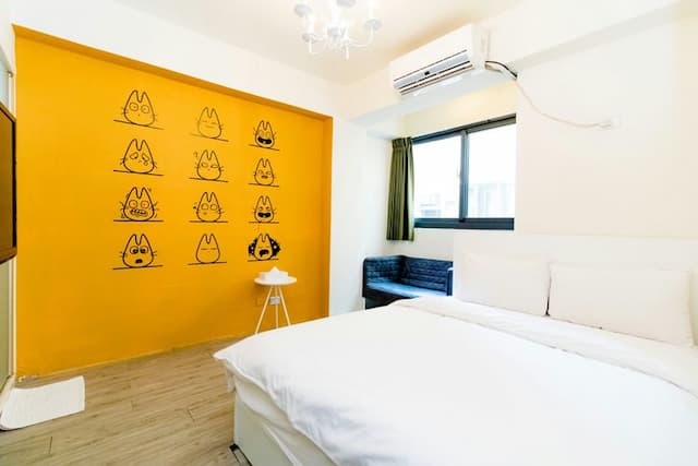 Feng Chia. Music Mu Lè mù-Deluxe double room-7