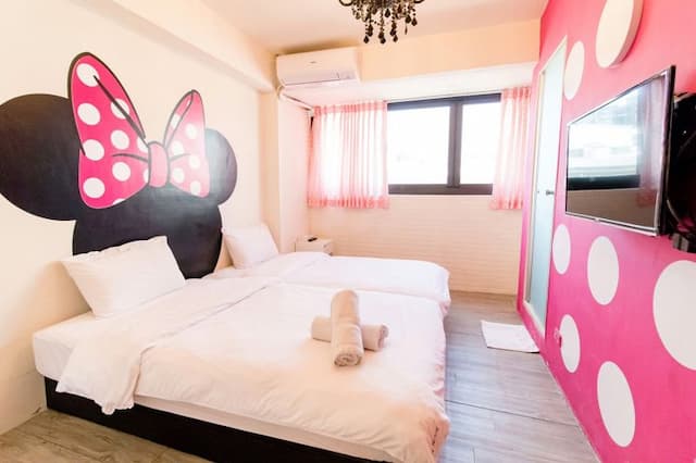 Feng Chia. Music Mu Lè mù-Deluxe Twin Room-3