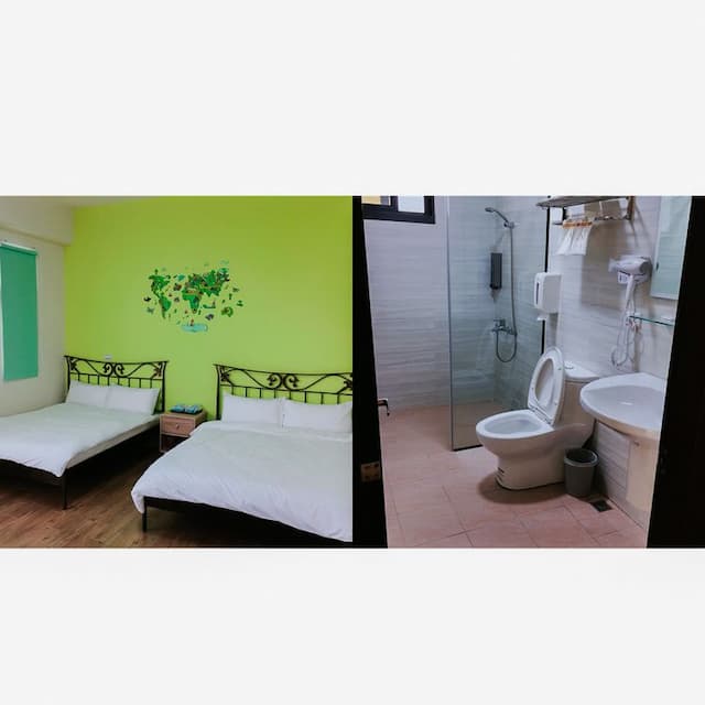 Aegean Sea-Quadruple Room with Shower-3