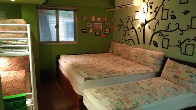 三隻老虎青年旅店-標準六人房-3