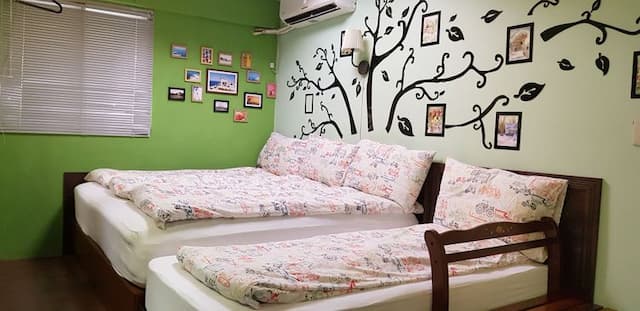 三隻老虎青年旅店-標準六人房-6