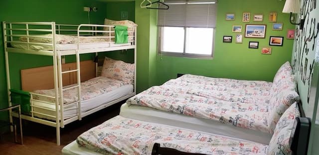 三隻老虎青年旅店-標準六人房-7