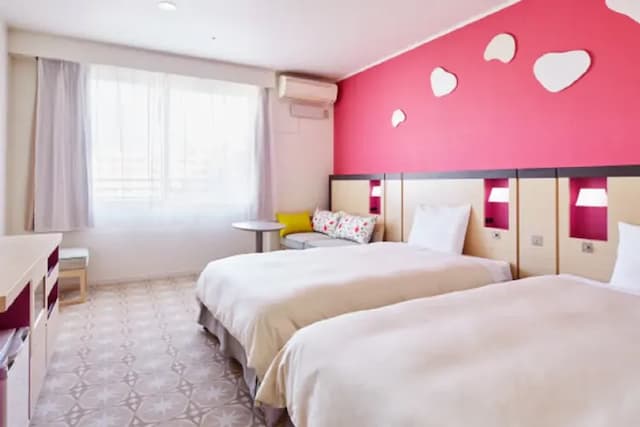 三井花園飯店 PRANA東京灣｜大眾浴場/免費接駁來往東京迪士尼-高級雙床房: 附設沙發床，兩人入住｜可帶不佔床兒童(0-5歲) 2位【不挑房】-4