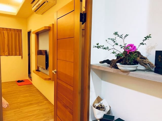 Jia's Homestay-Double green room-6