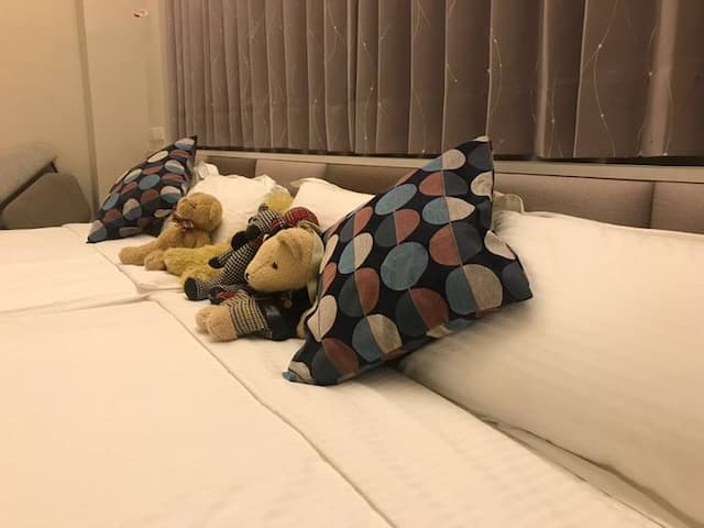 Haowo Homestay-Quadruple Room (Do not pick a room)-5