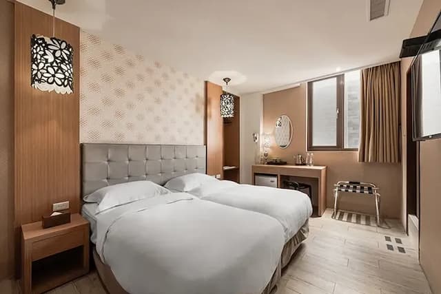 時尚雙人房（兩小床）- 客房