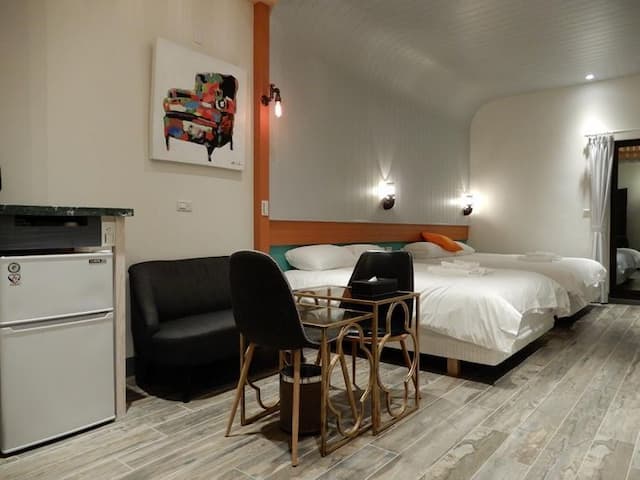 해피 @윙스  (Happy @wings)-Quadruple Room with Bathtub-6