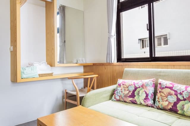 宜蘭佐沐的民宿 l 代售套裝行程-園景特大雙人床房 - 綠意 l 純住宿-3