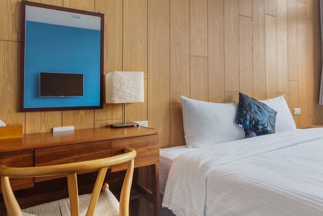 宜蘭佐沐的民宿 l 代售套裝行程-加大雙人床房-附陽台 - 沁藍 l 純住宿-6