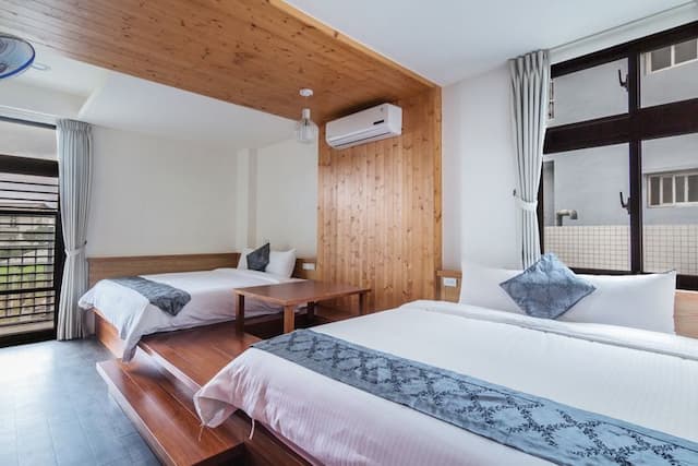 宜蘭佐沐的民宿 l 代售套裝行程-加大四人房-附陽台 - 櫻戀 l 純住宿-1