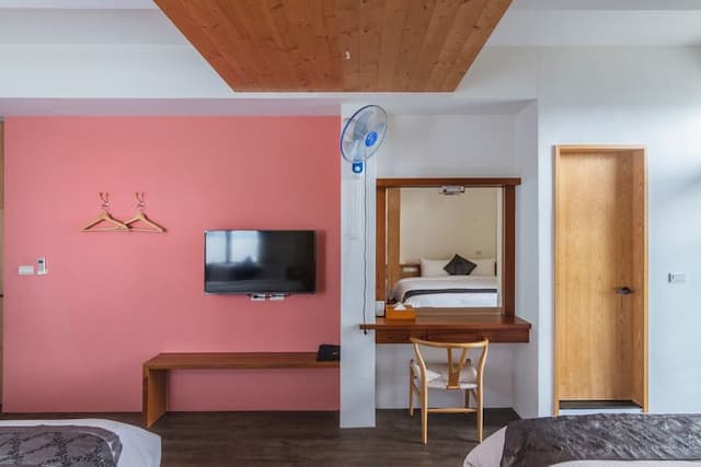 宜蘭佐沐的民宿 l 代售套裝行程-加大四人房-附陽台 - 櫻戀 l 純住宿-5