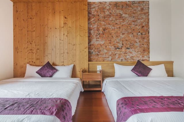 宜蘭佐沐的民宿 l 代售套裝行程-園景加大四人房-附陽台 - 紫月 l 純住宿-3