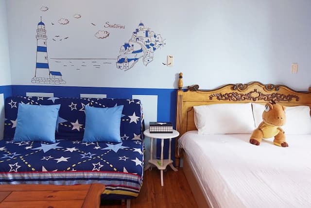 아이즈 딤 스위트 삼다관 (Eyes Theme Suites Sanduo Museum)-Deluxe Double Suite with Balcony-1