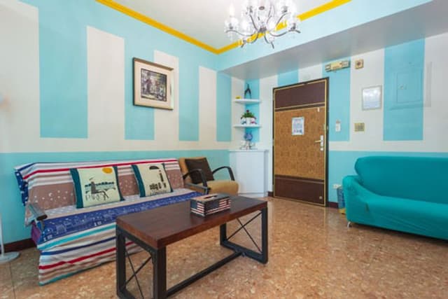 아이즈 딤 스위트 삼다관 (Eyes Theme Suites Sanduo Museum)-Standard Family Quadruple Room - Two Beds with Balcony-3