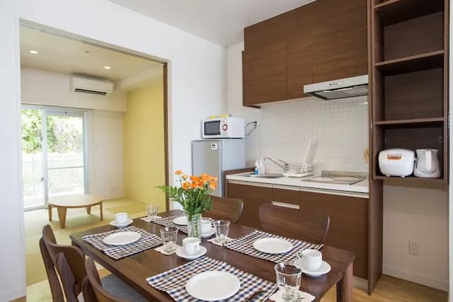 古志久茂半山海景度假旅居｜方便至美麗海水族館-7人3臥室丨超讚視野海景丨獨立廚房趣丨驅車6分鐘可達海邊丨家庭出遊【不挑房】-3