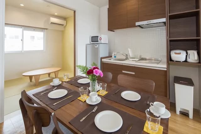 古志久茂半山海景度假旅居｜方便至美麗海水族館-7人3臥室+獨立廚房+獨立衛浴丨無敵海景陽台按摩浴池丨免費停車【不挑房】-4