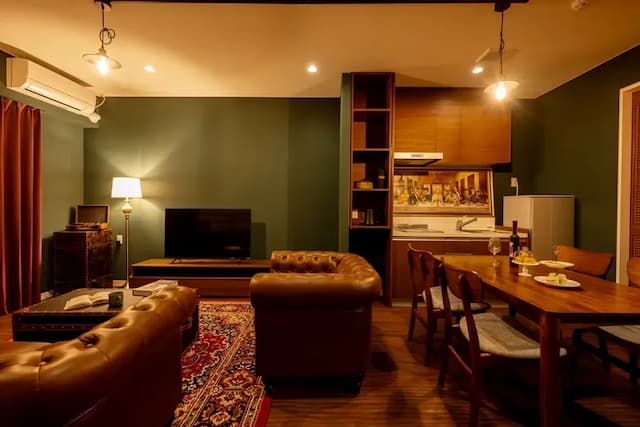 古志久茂半山海景度假旅居｜方便至美麗海水族館-5人2臥室+2衛浴 (附設浴缸)丨免費停車丨家庭出遊情侶度假休閒【不挑房】-14