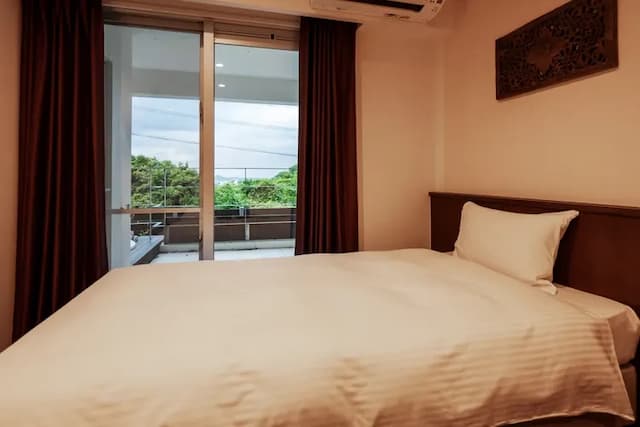 古志久茂半山海景度假旅居｜方便至美麗海水族館-5人2臥室+2衛浴 (附設浴缸)丨免費停車丨家庭出遊情侶度假休閒【不挑房】-9