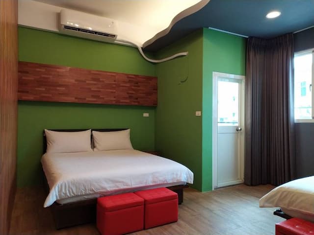 玖拾捌民宿｜可選購18-20人花蓮包棟｜近花蓮火車站-5A 家庭4人房-3