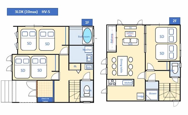 ﾋﾞｰﾁ徒歩5分一軒家☆大人数でのご利用大歓迎 HV-BBQ･ﾋﾞｰﾁ徒歩5分･一軒家･最大10名 HV-5-2