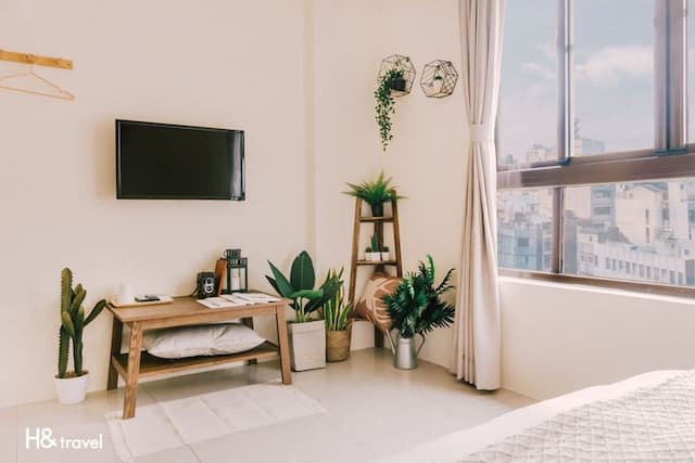 台南海安藝術公寓民宿｜緊鄰神農街/海安路美食商圈-標準雙人房-2Ｂ、3Ｂ-5