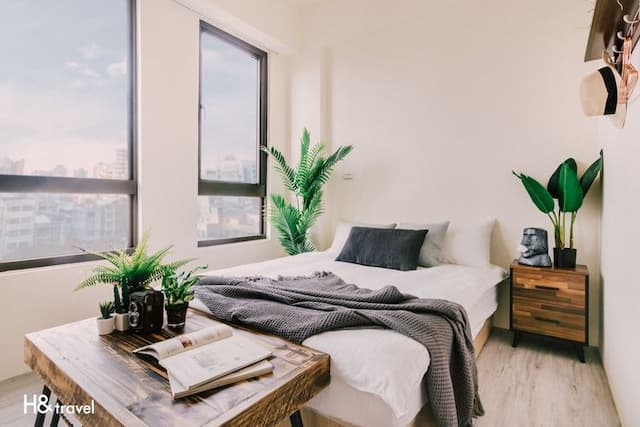 台南海安藝術公寓民宿｜緊鄰神農街/海安路美食商圈-經典雙人房-4Ｂ、5Ｂ、貳2Ｂ、貳4Ｂ-1