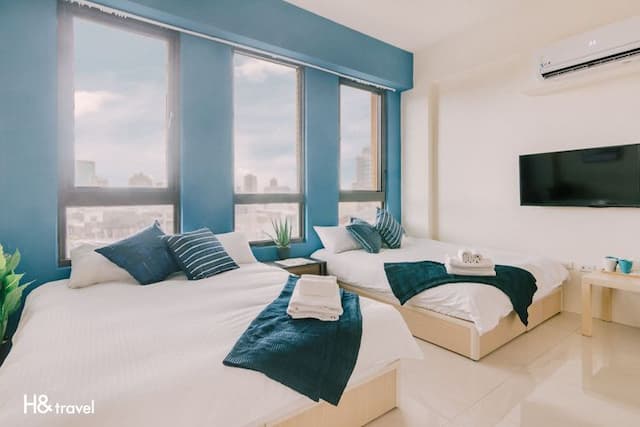 台南海安藝術公寓民宿｜緊鄰神農街/海安路美食商圈-經典四人房-5Ａ-3